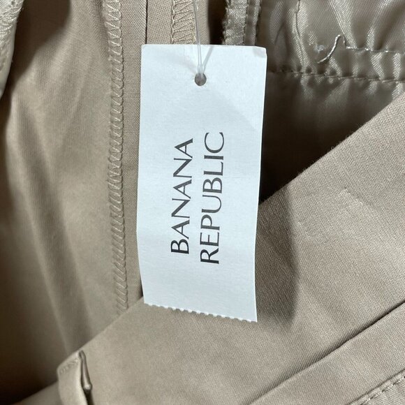 NEW Banana Republic Pants Womens 10 short brown boot cut martin classic - Picture 5 of 11